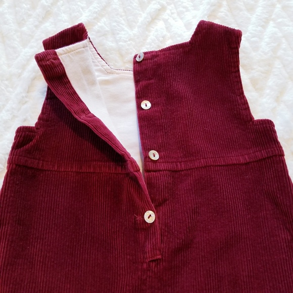 Papo d'Anjo Size 6 Years Girl Corduroy Dress - Picture 8 of 8